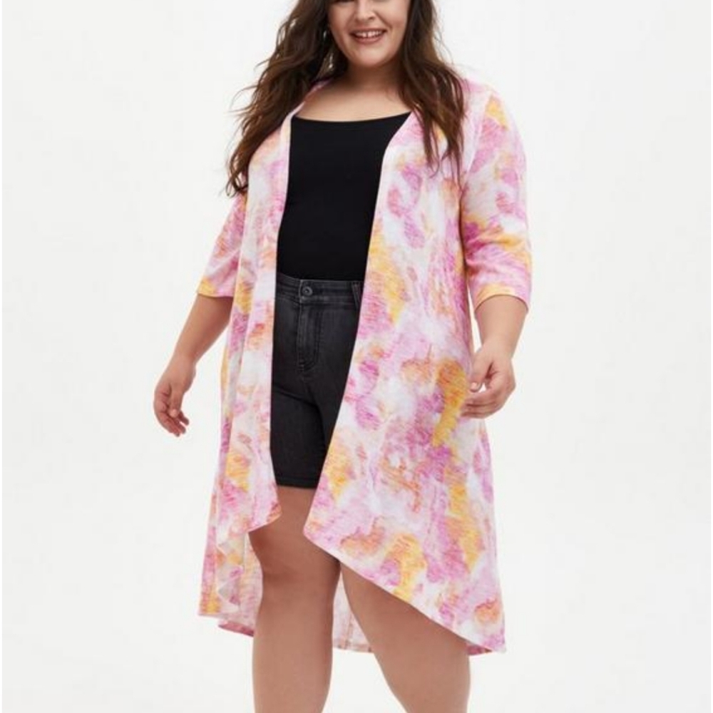 Torrid Kimono Hi-Low Duster